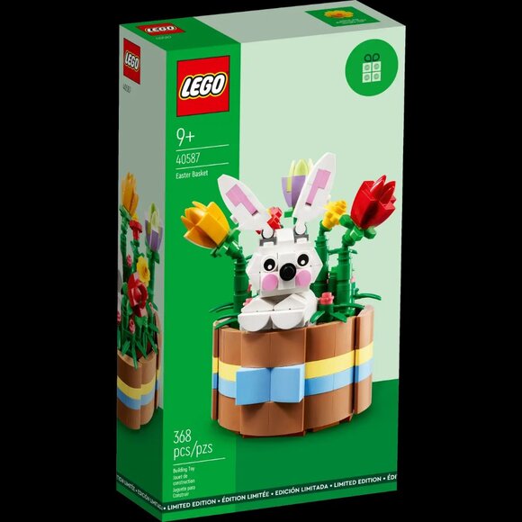 NEW! RETIRED! LEGO Limited Edition #40587 Easter Basket w/ Bunny - Picture 1 of 4